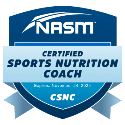 Certified Sports Nutrition Coach (CSNC) Certificate